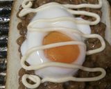 ビックリ美味しい納豆マヨチーズ卵ネギパン作り方4写真