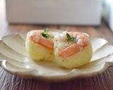 お弁当にも～。海老とじゃがいも茶巾作り方4写真