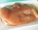 ◎離乳食中期◎鶏のムネ肉のフリージング作り方1写真