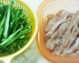 むね肉とピーマンのココナッツオイル炒め作り方1写真