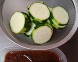 ズッキーニ＆豚ロース薄切り☆生姜焼き作り方1写真