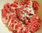 グレープフルーツとラム肉のカレー醤油炒め作り方1写真