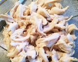 叩きキュウリで棒棒鶏サラダ作り方2写真