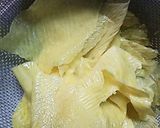 わらびと湯葉の煮物☆作り方1写真