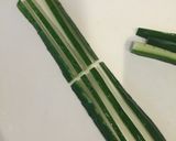 スライスチーズで☆チーズ入りちくきゅう作り方1写真