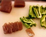 簡単☆お弁当おつまみ!ピーマンこんにゃく作り方1写真
