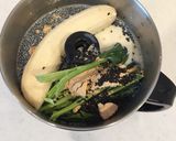 ほうれん草入り☆黒ごまきなこミルク作り方2写真