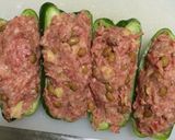 ピーマンの肉と納豆詰め作り方5写真
