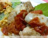 ソースも残さず味わって！Wチーズチキン作り方7写真