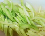 ヘルシー美肌⤴蒟蒻とセロリのきんぴら♪作り方2写真