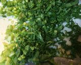 大根葉のピリ辛醤油炒め作り方1写真