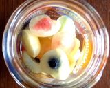 しゅわしゅわ＊氷フルーツinオランジーナ作り方3写真