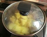 簡単一品＊新じゃがでのり塩明太ポテト作り方2写真