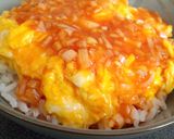 お手軽！旨い！ふわふわ卵のチリソース丼作り方3写真
