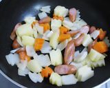 フライパン１つでミルクカレースープパスタ作り方4写真