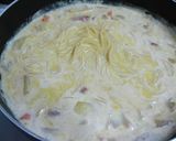 フライパン１つでミルクカレースープパスタ作り方6写真