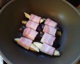 簡単なすのベーコン巻♡香ばしい焼き醤油味作り方3写真