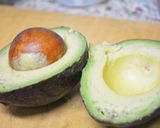 *アボカドとトマトとくるみのワカモレ風*作り方1写真
