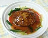 豆腐ハンバ—グ~中華風作り方12写真