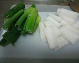 子持ちカレイ煮付け：あめ色大根添え作り方1写真