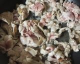 豚肉と豆腐の炒め物。作り方1写真