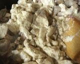 豚肉と豆腐の炒め物。作り方3写真