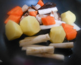 新ごぼうと新じゃが芋の煮物　簡単私流作り方2写真