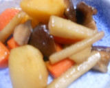 新ごぼうと新じゃが芋の煮物　簡単私流作り方4写真