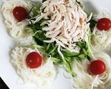 ランチ！バンバンジー風！サラダそうめん作り方5写真