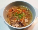 ベーコンとなすの野菜たっぷりスープ作り方5写真