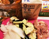 グラタンの素なし茄子と鶏肉のグラタン♩♩作り方1写真