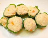 豆腐ハンバーグ風ピーマンの肉詰め作り方5写真