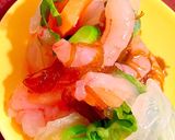 お刺身サーモンとエビの海鮮生春巻き♡作り方4写真