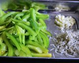 ピーマンのにんにくじゃこ炒め　お弁当に！作り方1写真
