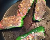 ピーマンの肉と納豆詰め作り方8写真