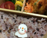 幼稚園 お弁当♡てるてるぼうずくん作り方4写真