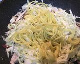 こんにゃく焼きそばで大盛り♪塩レモン風味作り方8写真