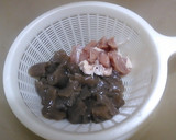 鶏とごぼうとこんにゃくのみそ煮作り方2写真