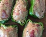 おからと豚こまのピーマン肉詰め＊甘辛ダレ作り方4写真
