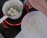 とうふ白玉ぜんざい作り方2写真