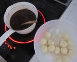 とうふ白玉ぜんざい作り方3写真