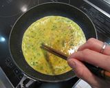 納豆オムレツ作り方2写真
