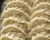 ホットプレートで羽根つきパクチー餃子作り方7写真