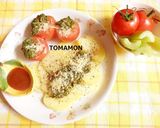 簡単ヘルシー✿バジルチーズポテトとまと作り方9写真