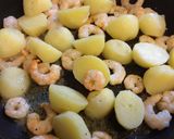ホワイトソースの海老ポテトグラタン作り方5写真