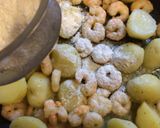 ホワイトソースの海老ポテトグラタン作り方6写真