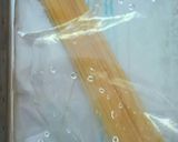 水戻しスパゲティ★キャベツクリームスパ作り方2写真