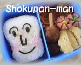 Happyお弁当**バイキンマン**作り方5写真