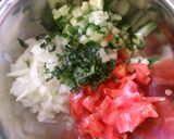 しそ香る♪カリカリベーコンと野菜のパスタ作り方1写真