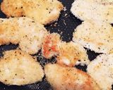 鶏むね肉の柔らか香草チーパン粉焼き作り方6写真